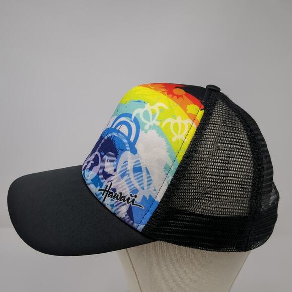 Hawaii Snapback Trucker Hat Multi One Size Adjustable Surfware Hawaiian Classics - Picture 3 of 9